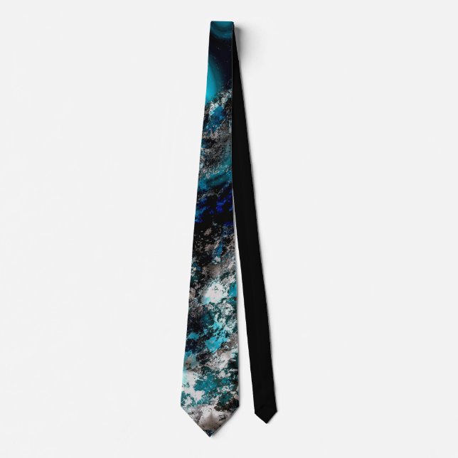 Blue and Black Gradient Tie (Front)