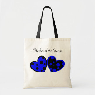 Blue And Black Hearts Bag