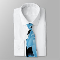 Blue and black scraps or ribbons being destroyed
