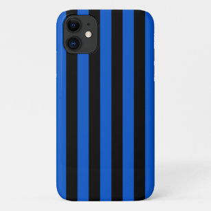 Blue and black stripes,  Inter soccer team, Italy iPhone 11 Case
