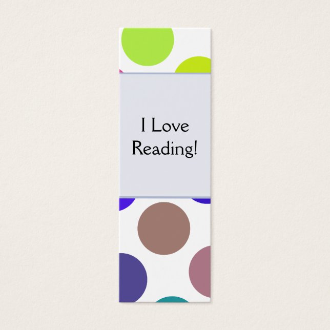 Blue And Brown Colourful Dots (Front)