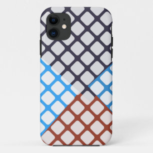 Blue and Brown Diamond Argyle iPhone 11 Case
