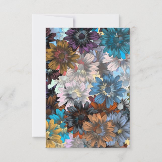 Blue and brown floral (Front)
