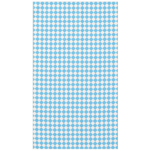 Blue and Cream Chequerboard Tablecloth