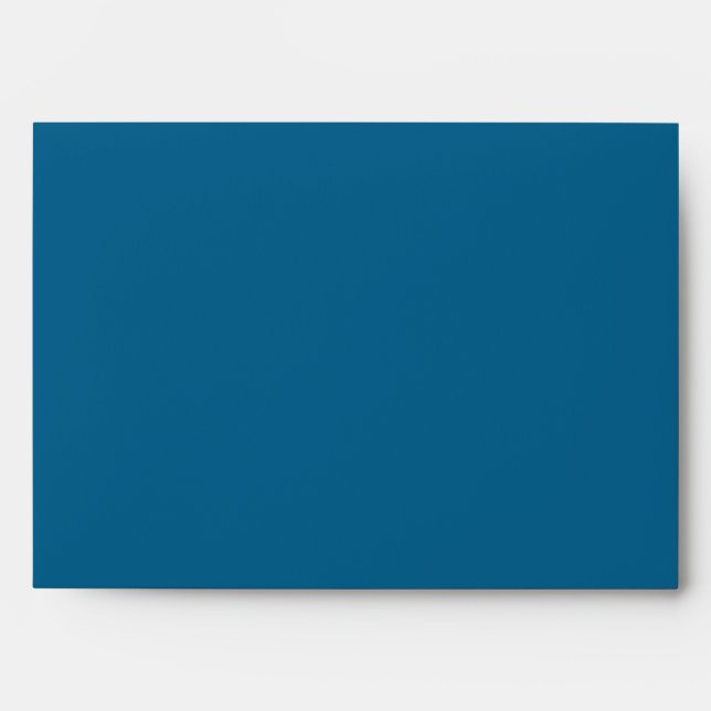 Blue and Cream Customisable Invitation Envelope (Front)