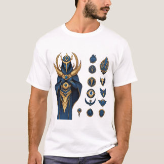 Blue and Gold Armour - League of Legends T-Shirt