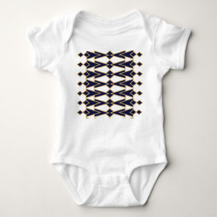 Blue and Gold Bowties  Baby Bodysuit