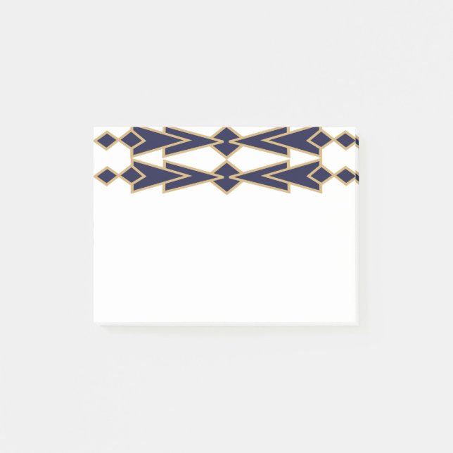 Blue and Gold Bowties  Post-it Notes (Front)