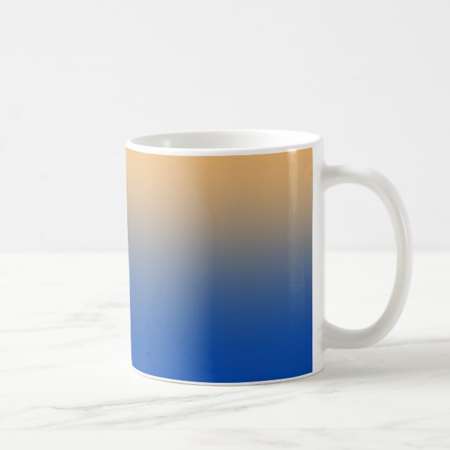 Blue and Gold Coffee Mug (Right)