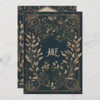 Blue and Gold Enchanted Willow