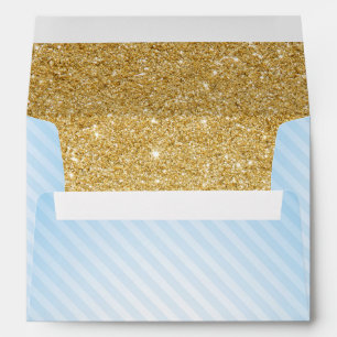 Blue and Gold Envelopes, Twinkle Little Star Envelopes
