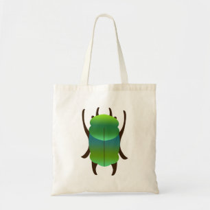 Blue and Gold Jewel Beetle Tote Bag