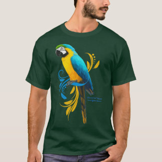 Blue and Gold Macaw 2 T-Shirt