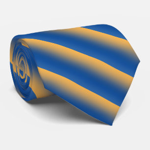 Blue and Gold Neck Tie