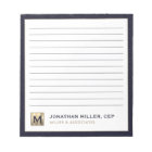 Blue and Gold Professional Initial Logo