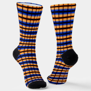 Blue and Gold Socks