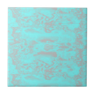 Blue and gray marble ceramic tile
