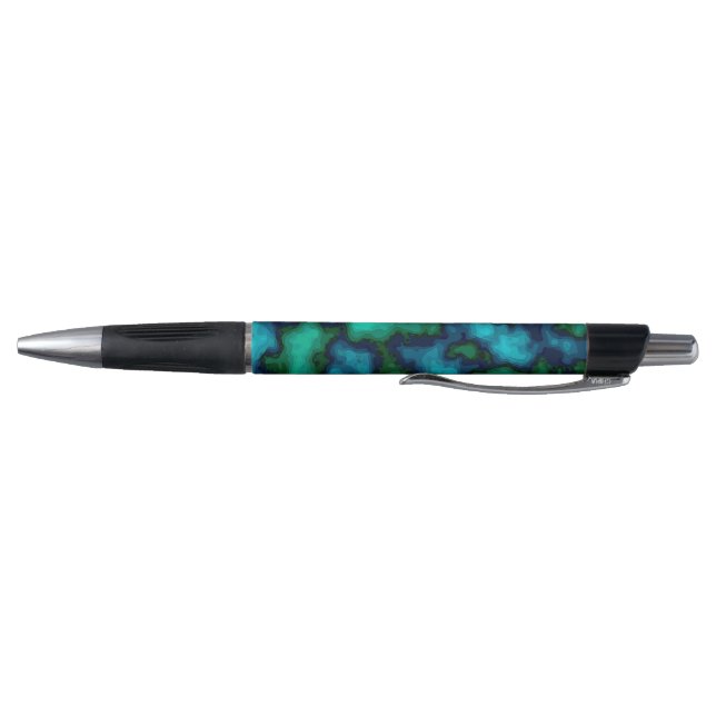 Blue and Green Abstract Pattern (Bottom)