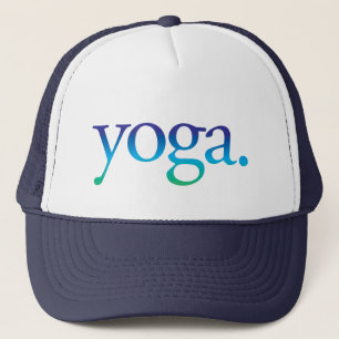 Blue and Green Beach Yoga Tropical California Hat