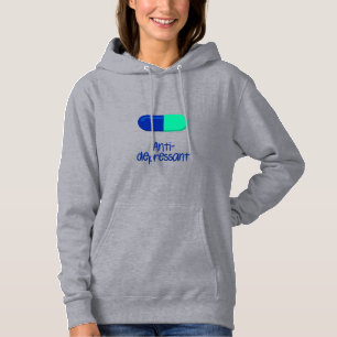 Blue and green capsule hoodie