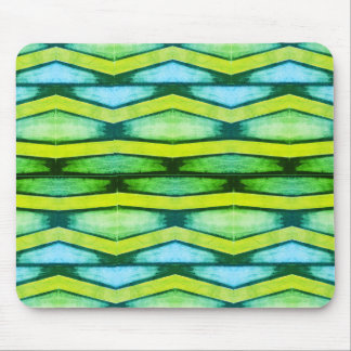  "Blue and green Chevron mouse pad