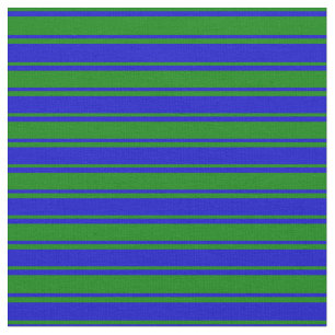 Blue and Green Coloured Lined/Striped Pattern Fabric