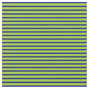 Blue and Green Coloured Lines Fabric