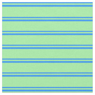 Blue and Green Coloured Lines Fabric