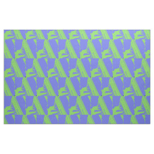 Blue and Green Court Reporting Steno Machine DIY Fabric