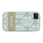 Blue and Green Damask iPhone 4 4s Case Cover