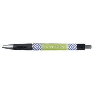 Blue and Green Diamonds Pattern