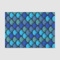 Blue and Green Fish Scales Under the Sea Birthday