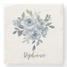 Blue and Green Flowers 