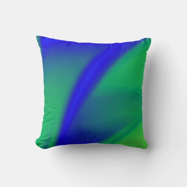 Blue and Green Flush Cushion (Front)