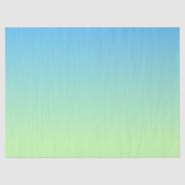 Blue and Green Gradient Tissue Paper (Front)