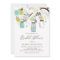 Blue and Green Mason Jars Bridal Shower