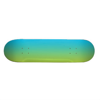 Blue And Green Ombre Skateboard