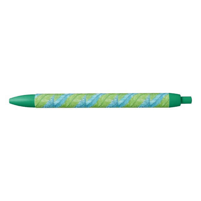 Blue and Green Palms Pen (Front)