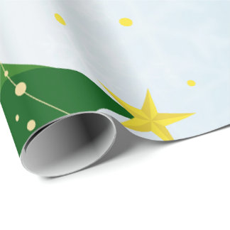 Blue and Green Playful Holiday Gift Wrapping Paper