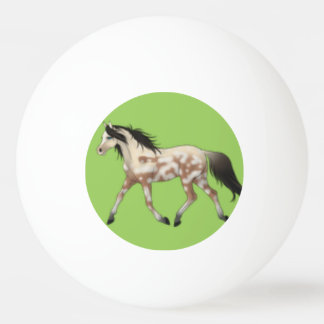 Blue and Green Pony Pong Ball