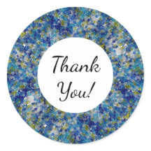 Blue And Green Seed Bead Custom Text