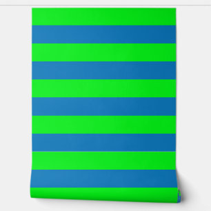Blue and Green Stripes Wall Decor