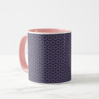 Blue and Grey Geometric Pattern