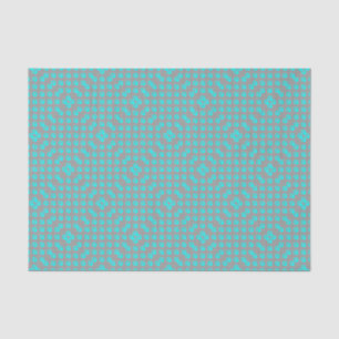 Blue and grey paws pattern tissue paper
