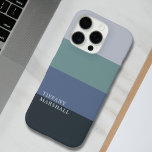 Blue and Grey  Stripes Pattern  iPhone 16 Pro Case<br><div class="desc">Give your iPhone 16 Pro a sleek and modern look with the Blue and Grey Stripes Pattern Case. Featuring a stylish combination of blue and grey stripes, this case adds a touch of sophistication while keeping your device protected. Perfect for everyday use or as a thoughtful gift for someone who...</div>