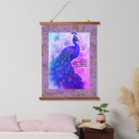 Blue and Lavender Peacock