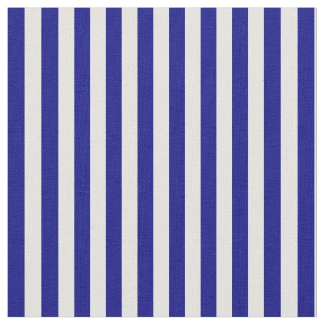 Blue and Light Cyan Coloured Stripes Fabric (Close Up)