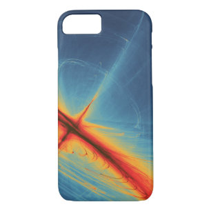 Blue and Orange Abstract iPhone 8/7 Case
