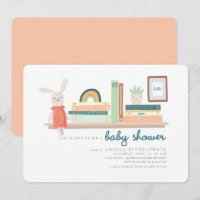 Blue and Orange Books for Baby Shower