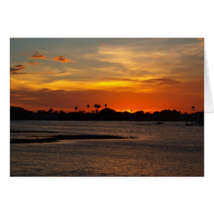 Blue and orange crystal sky